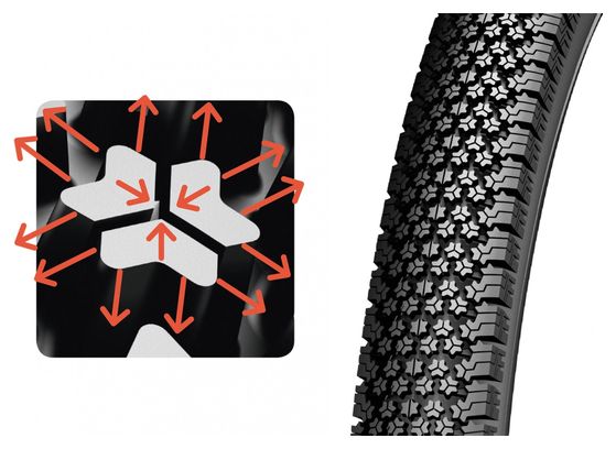 Pneu Ville Michelin StarGrip 700 mm Tubetype Rigide HD Protection