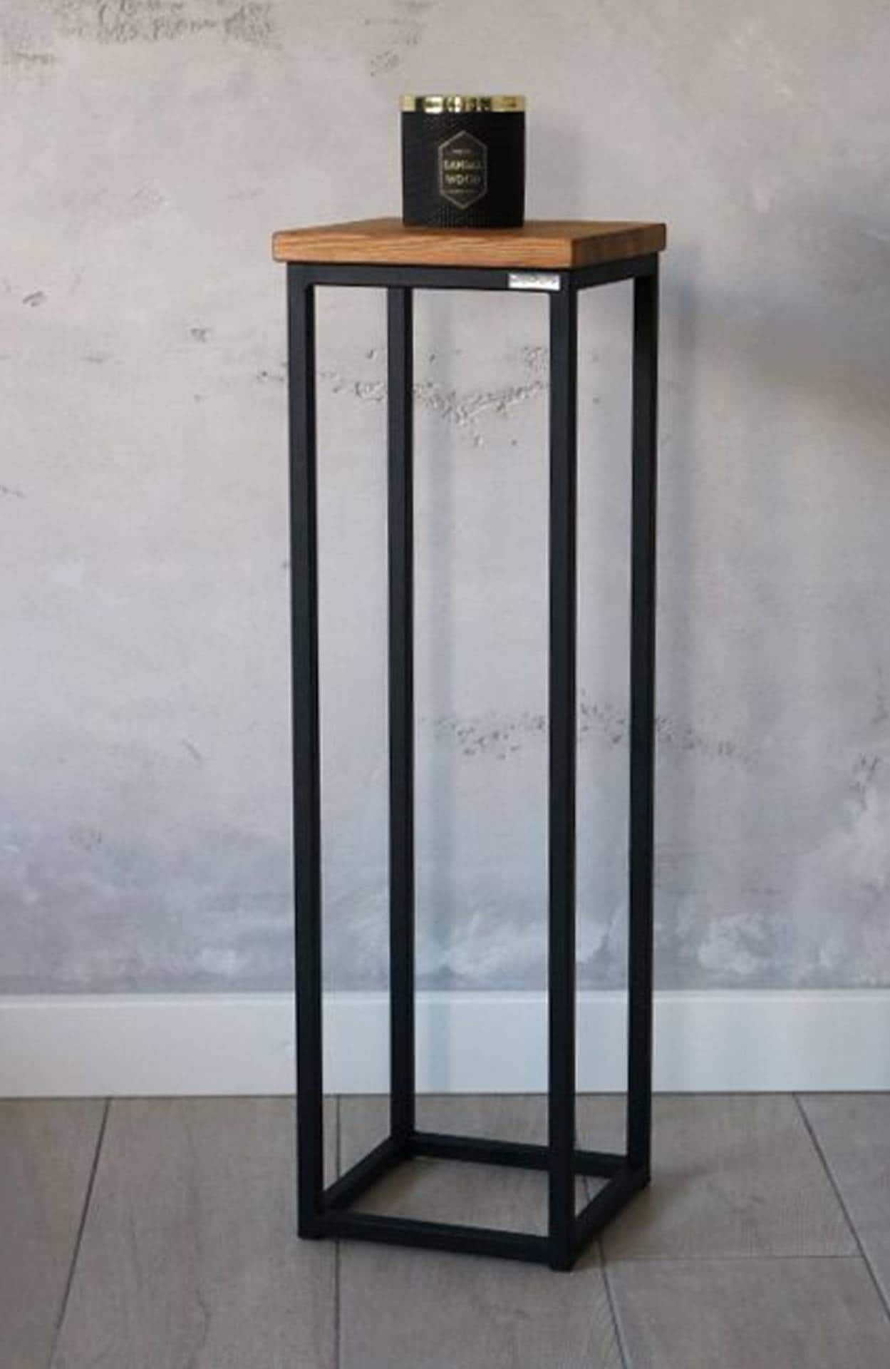 holz4home Blumenständer 21 x 70 cm Eiche natur geölt