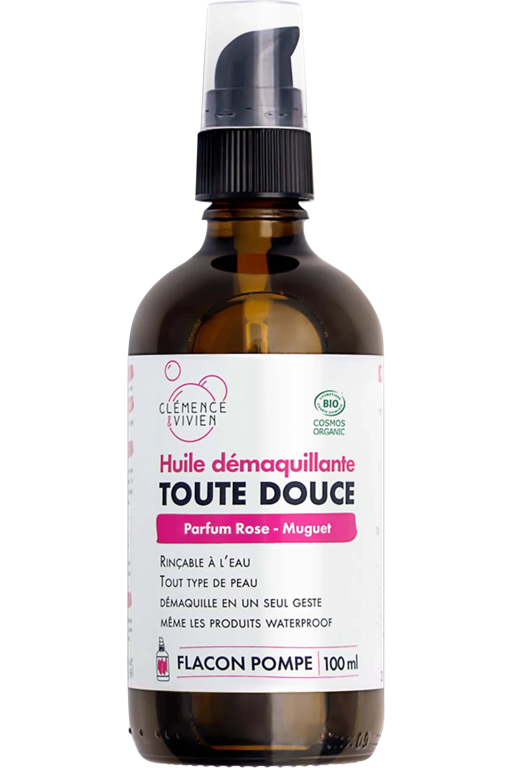 Clémence et Vivien Huile démaquillante rinçable-100 ml