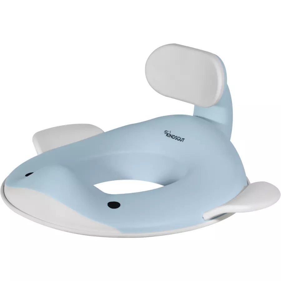 KINDSGUT Toilettenaufsatz Wal hellblau