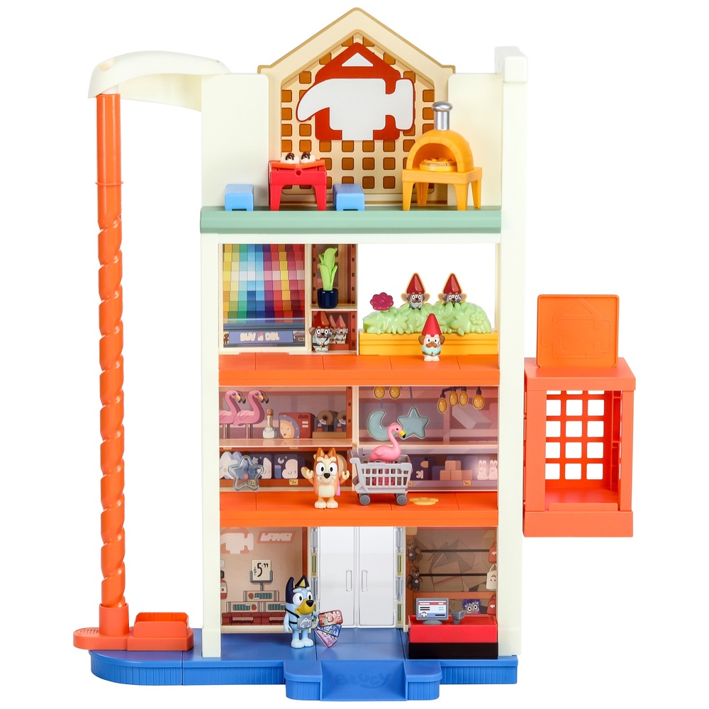 Bluey Hammerbarn Einkaufszentrum-Spielset