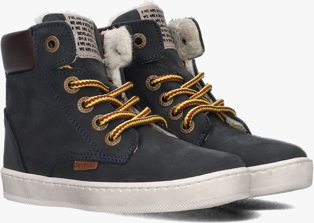 DEVELAB blauwe develab hoge sneaker 41855