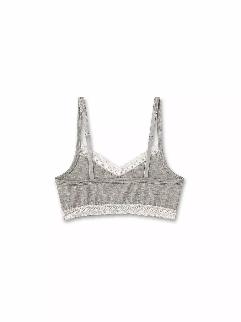 SANETTA Mädchen Bustier light grey hellgrau