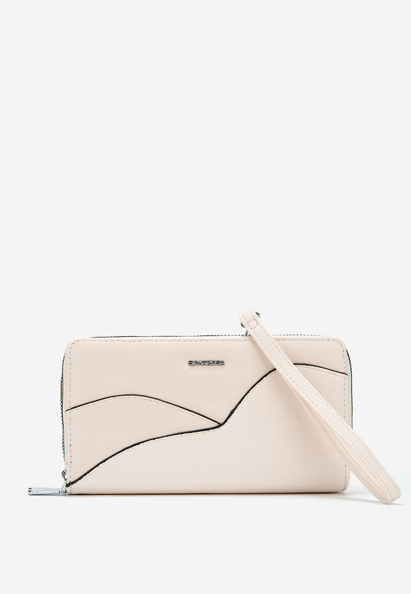 Portefeuille femme beige Silvia Rosa 3084