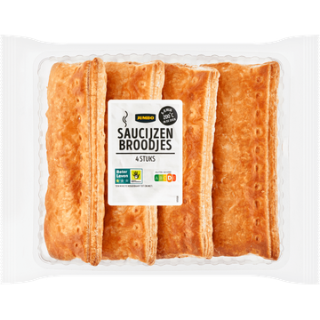 Jumbo Saucijzenbroodjes 4 Stuks