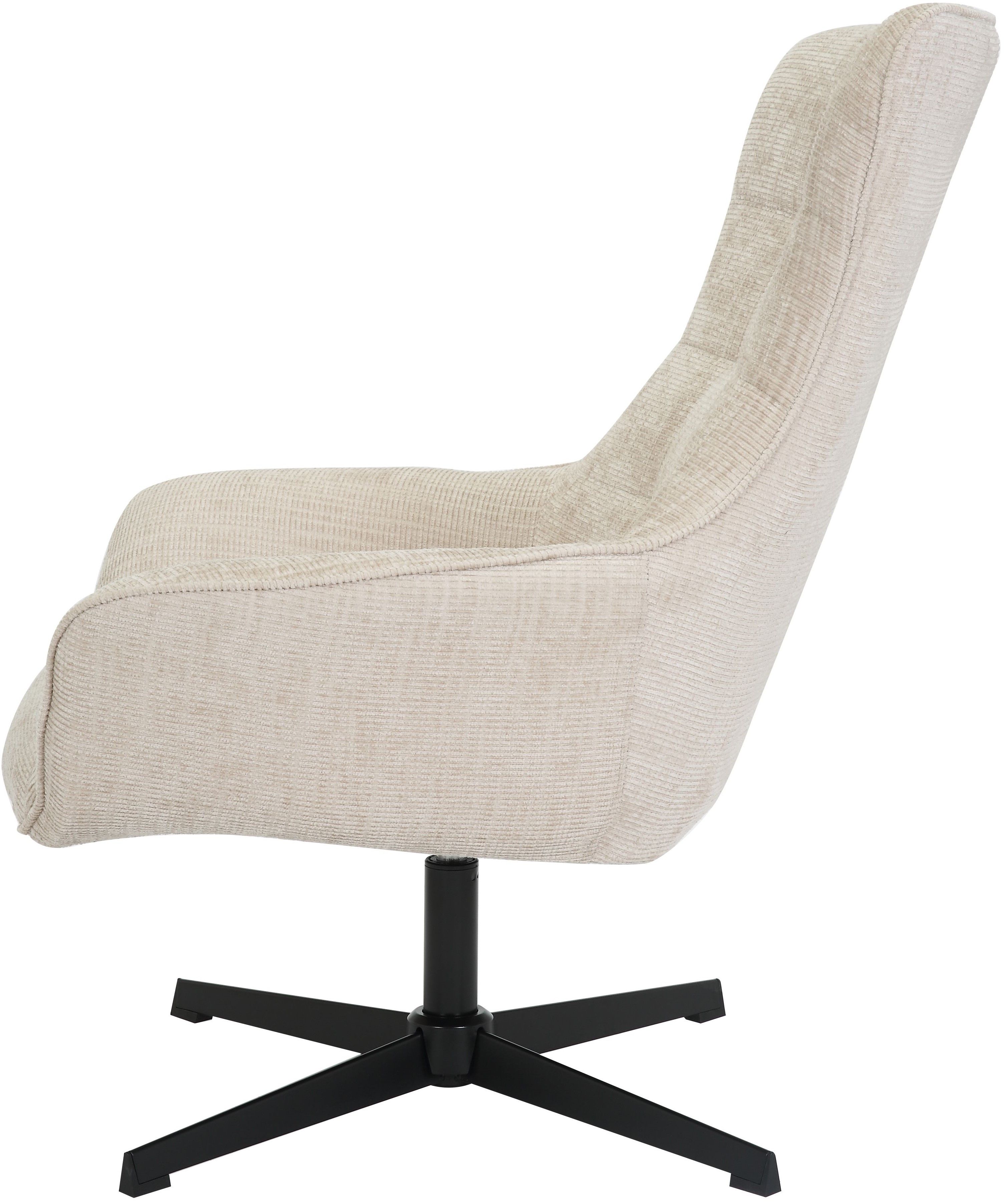 Draaifauteuil Toffee Naomi B81 x D84 x H102 cm