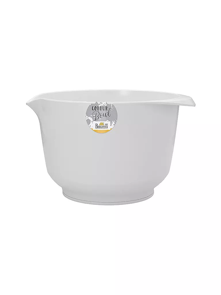 RBV BIRKMANN Rühr- & Servierschüssel 3L Colour Bowl Weiss weiss