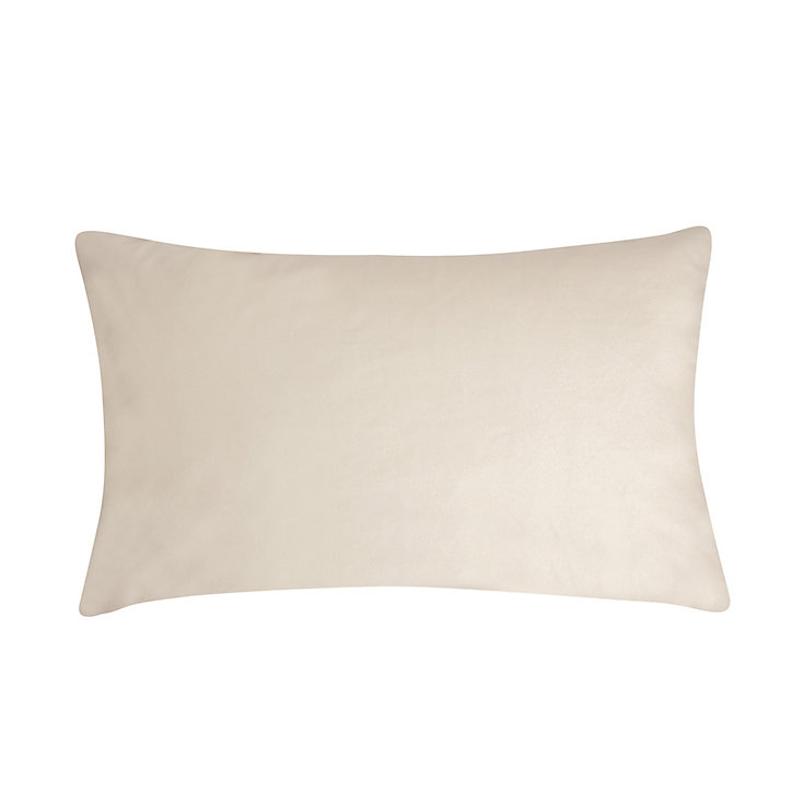 Coussin feuilles Elsie beige, orange, noir JBY Creation L.50 x l.30 cm