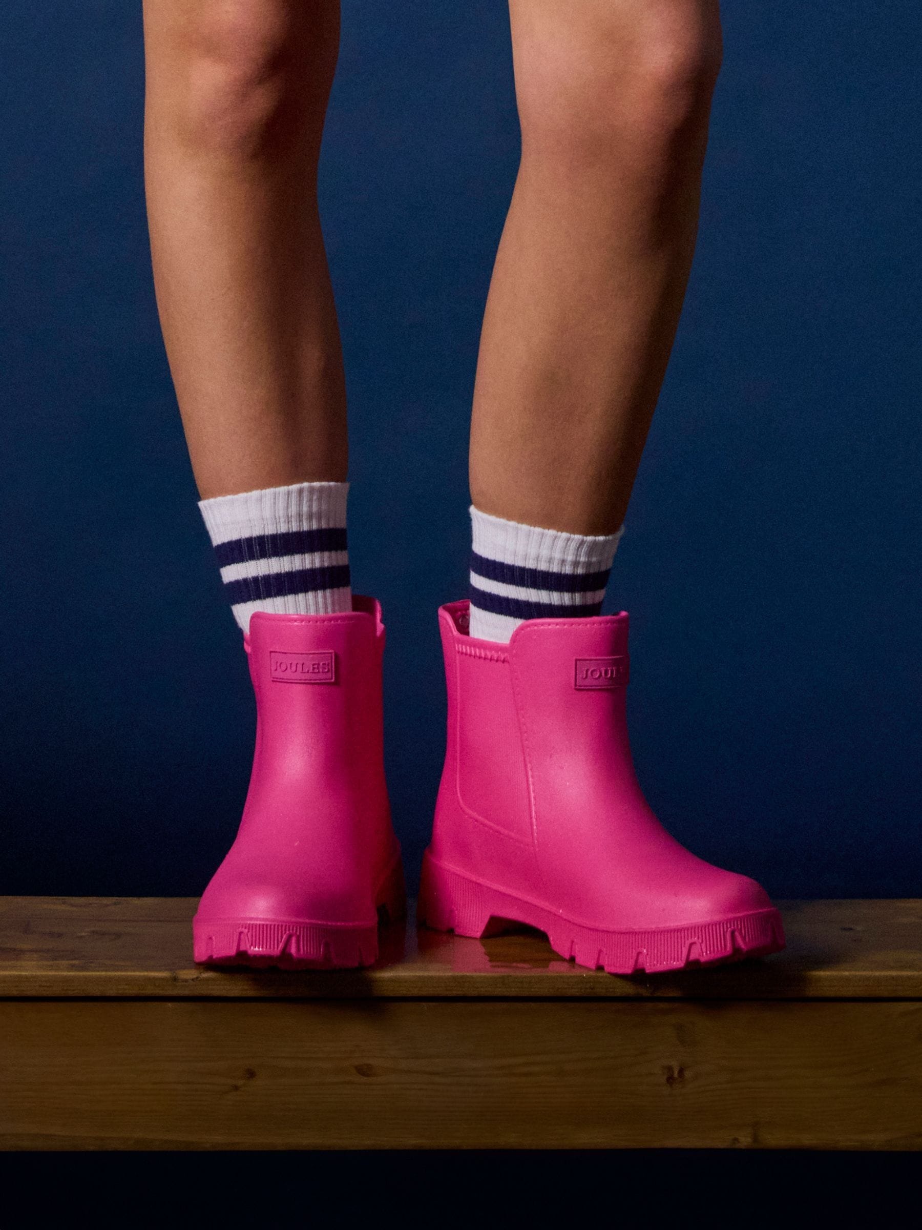 Roze - Joules Raindance lichtgewicht EVA enkel Laarzen