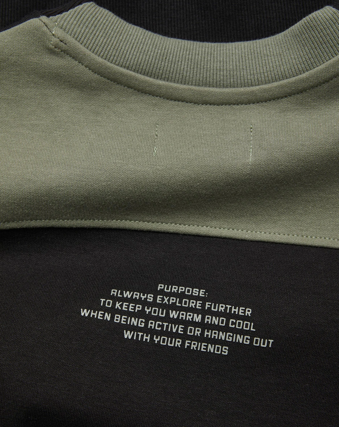 Sweatshirt ACTIVE BLOCK in agave green