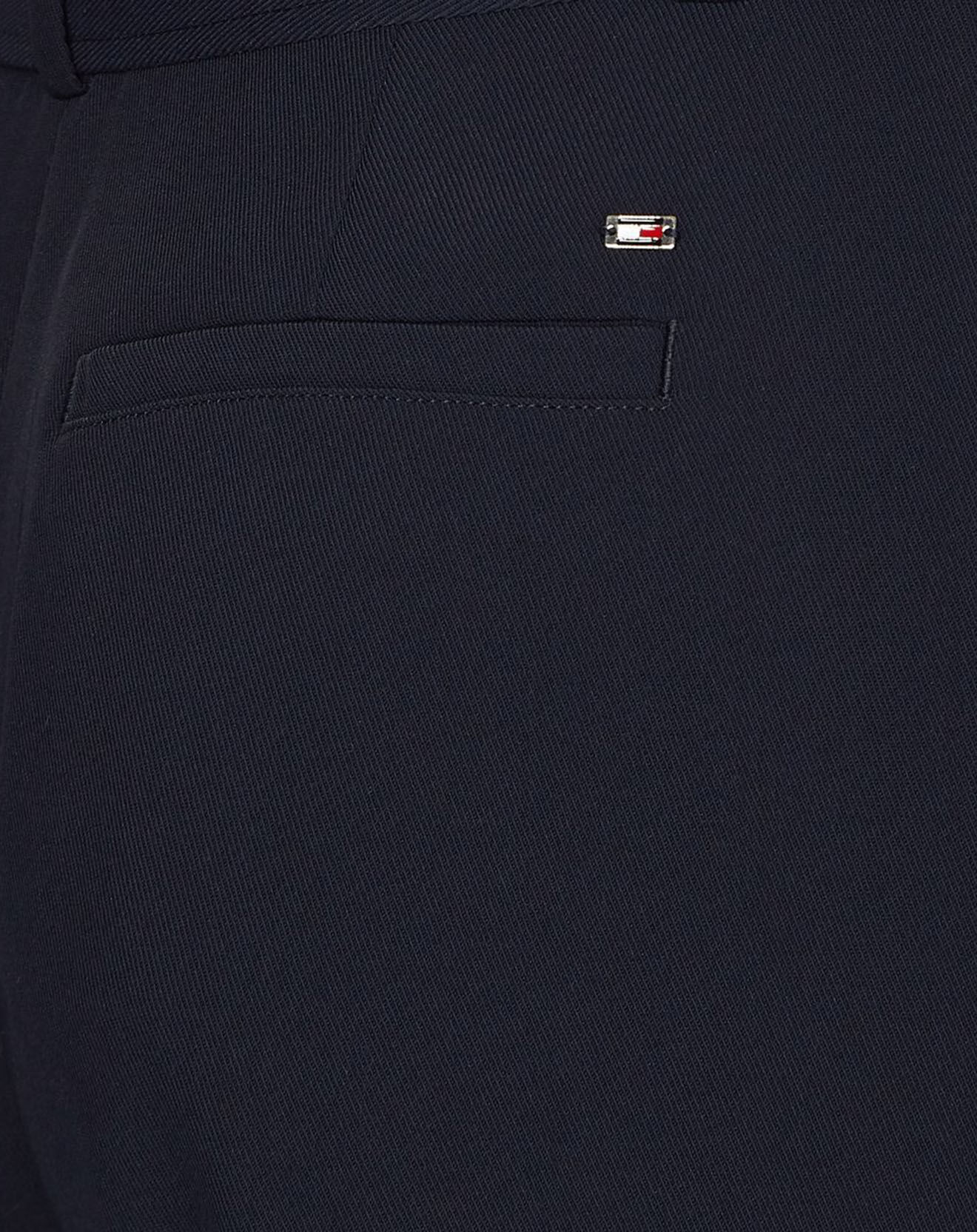 Tommy Hilfiger Pantalon taper en Twill Michelle bleu nuit