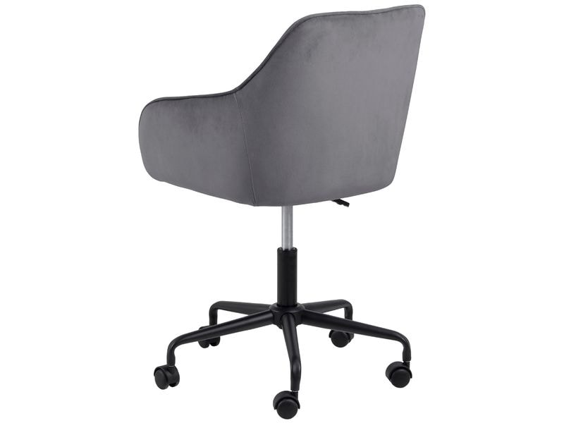 AC Design Bürostuhl Brooke, mit Bremsrollen, Dunkelgrau Schreibtischstuhl