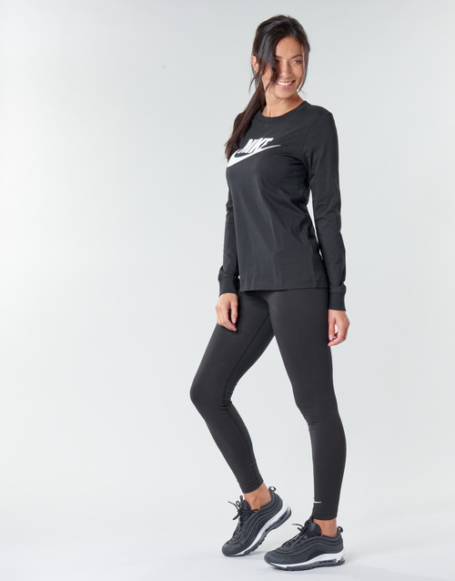 Nike - W NSW TEE ESSNTL LS ICON FTR - Noir