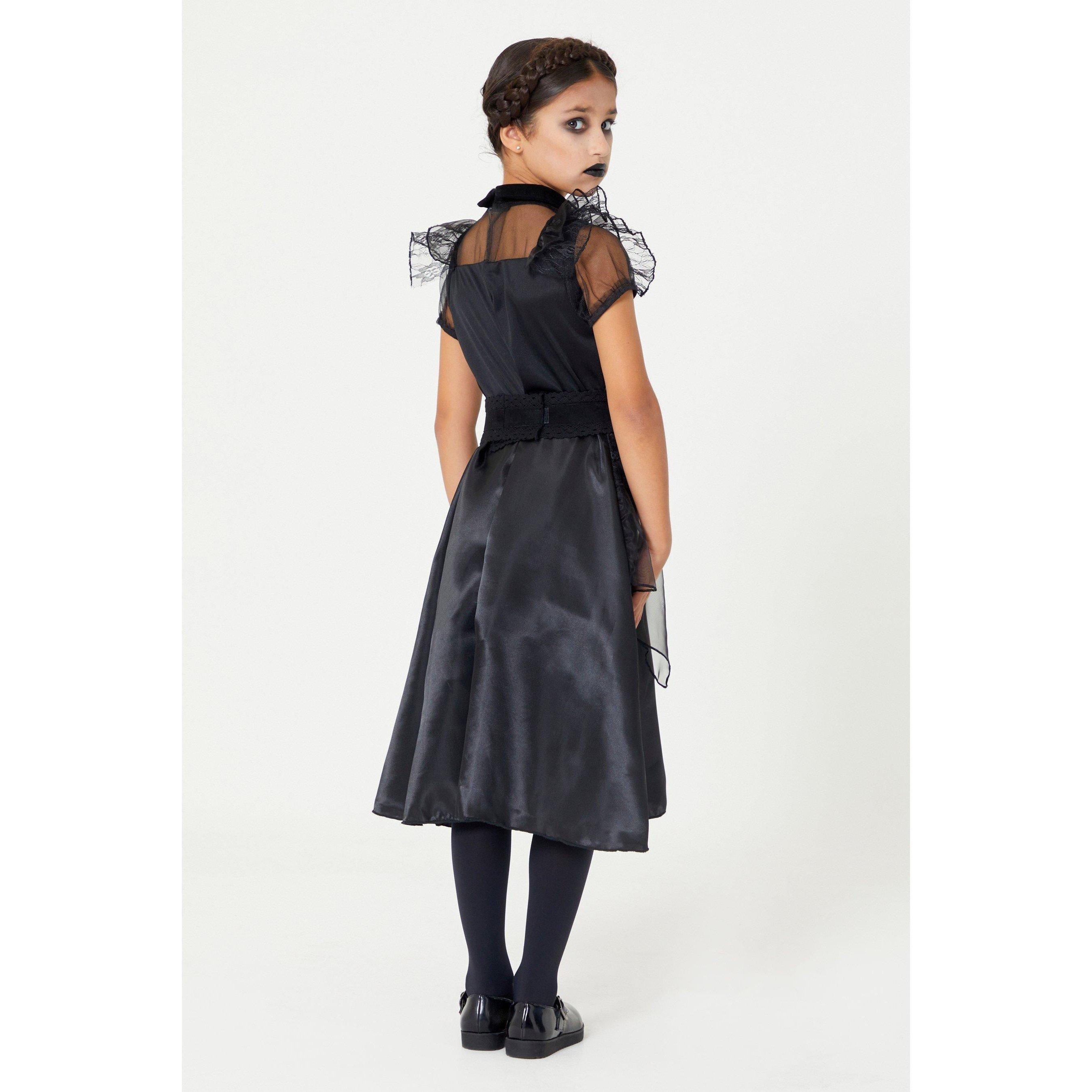 Character Studio Girls Wednesday Prom Dress Up Costume