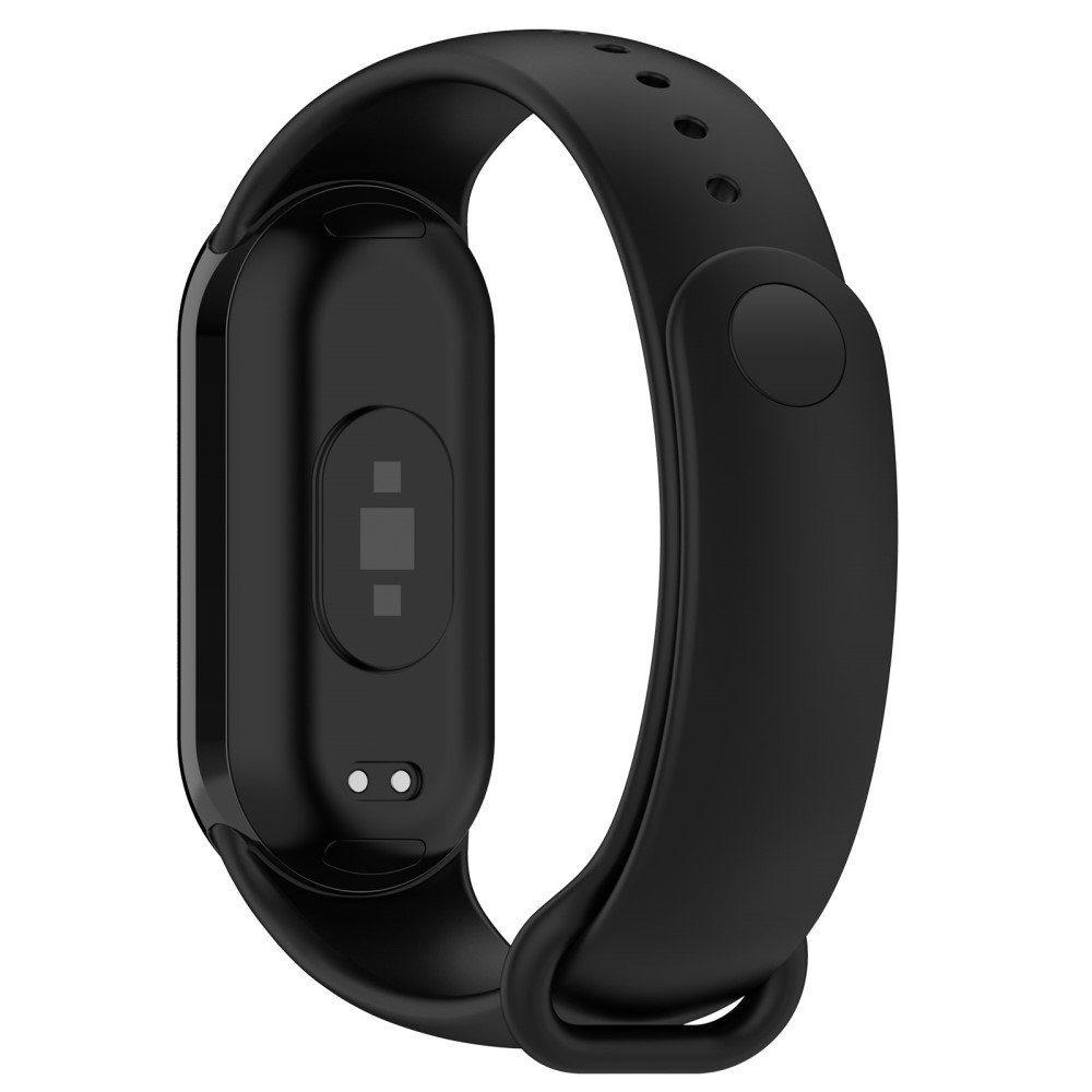 Xiaomi Mi Band 8 / 9 Ersatz Silikon Sport Armband (Gelenkumfang: 180-240mm) - Schwarz