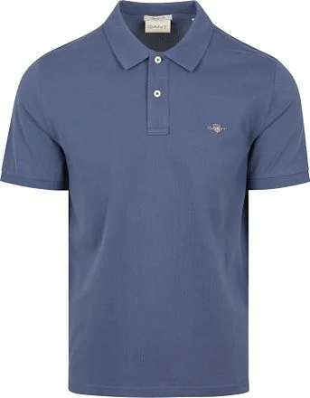 Gant Shield Piqué Poloshirt Dusty Navy 2210-401 kopen