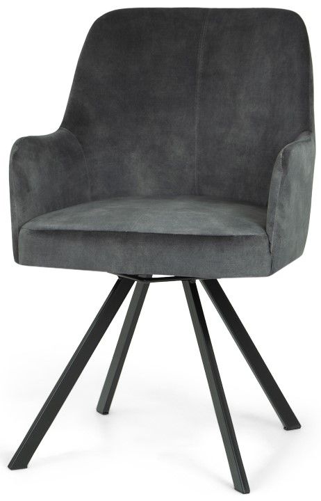 Eetfauteuil Louix B55 x D58 x H85 cm