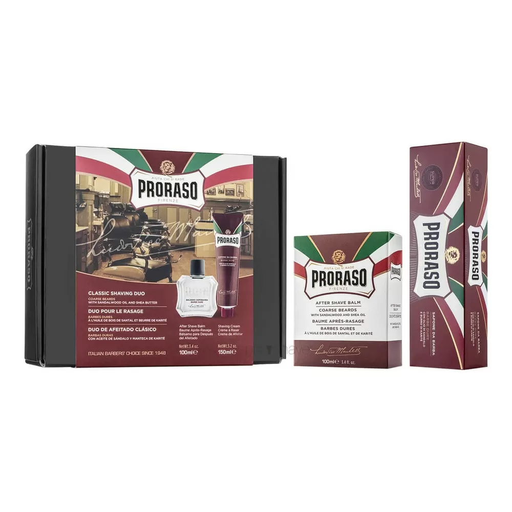 Proraso Barbercreme & Aftershave Balm Nourishing - 1 stk.