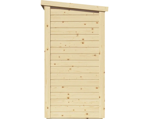 Tuinhuis/fietsenstalling/vuilnisbak Bertilo Multi-Box 3 200x82x163 cm naturel