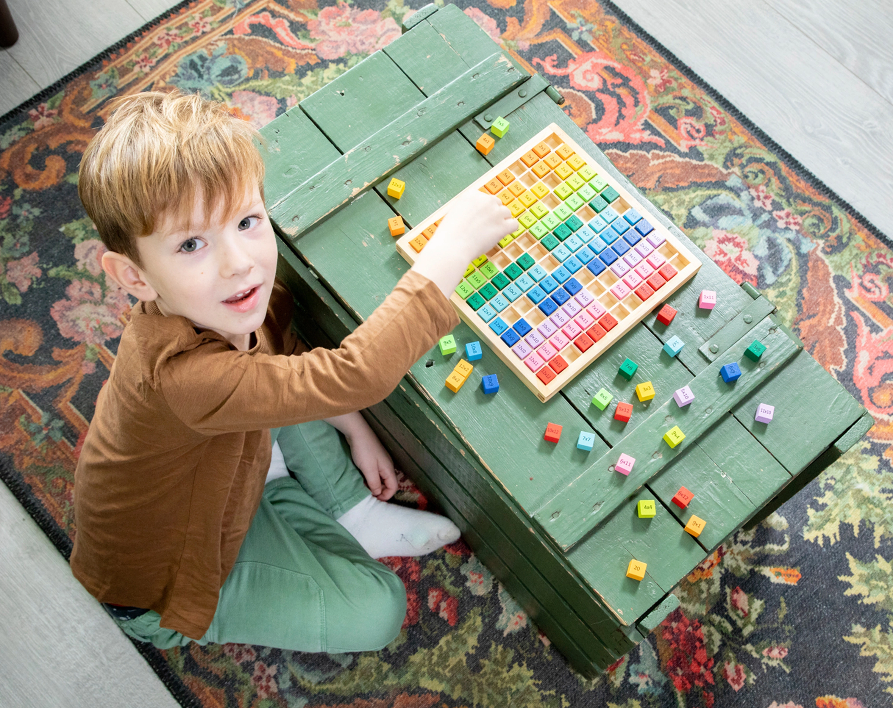 Rechenspiel MULTIPLIKATION aus Holz