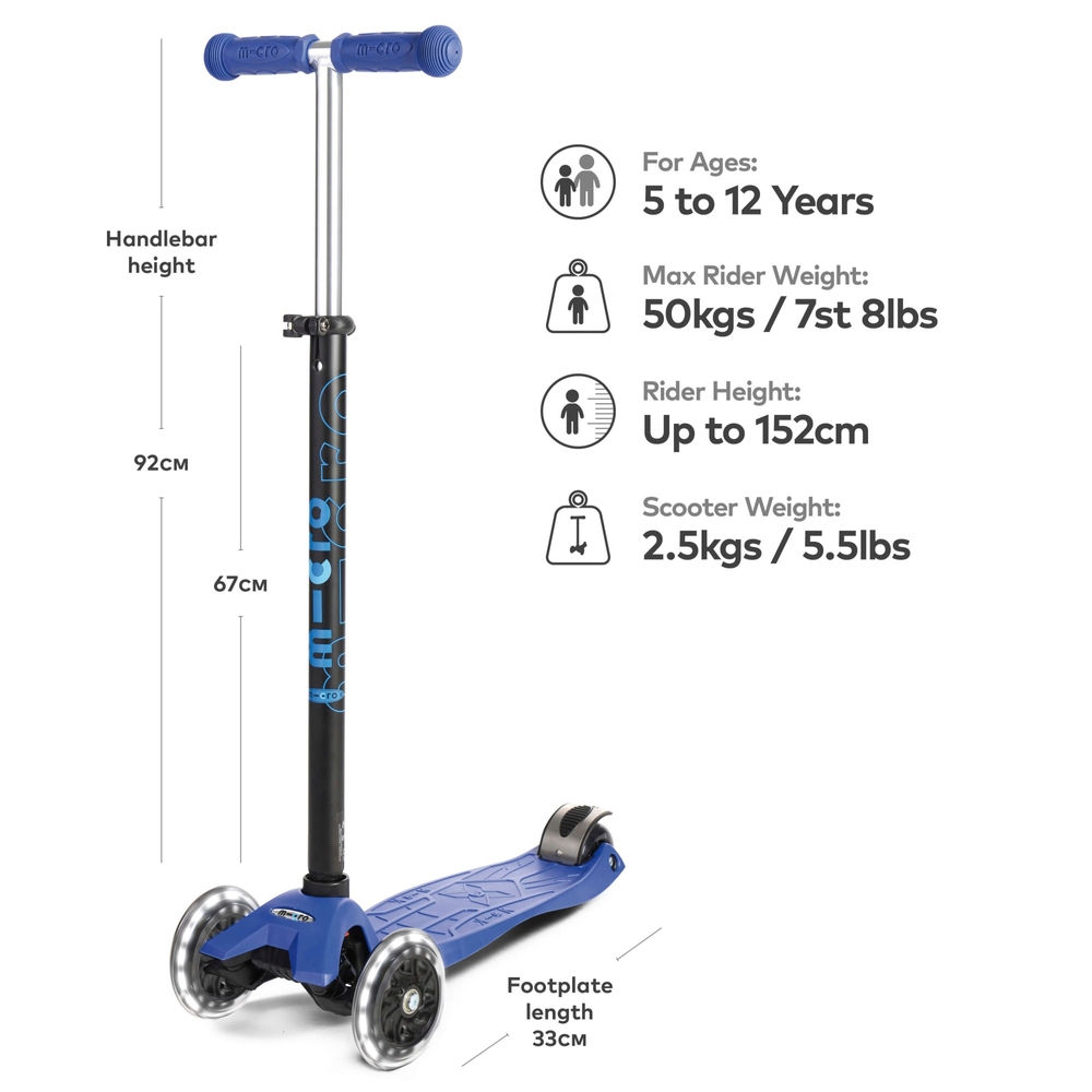 Maxi Micro Plus Scooter Blau