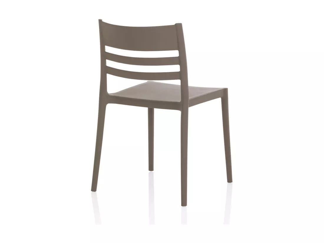 Set de 4 Chaises d’intérieur/extérieur SHYLA gris
