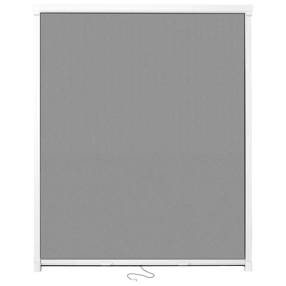tectake Insectenwerend rolgordijn - 130 x 160 cm - Wit
