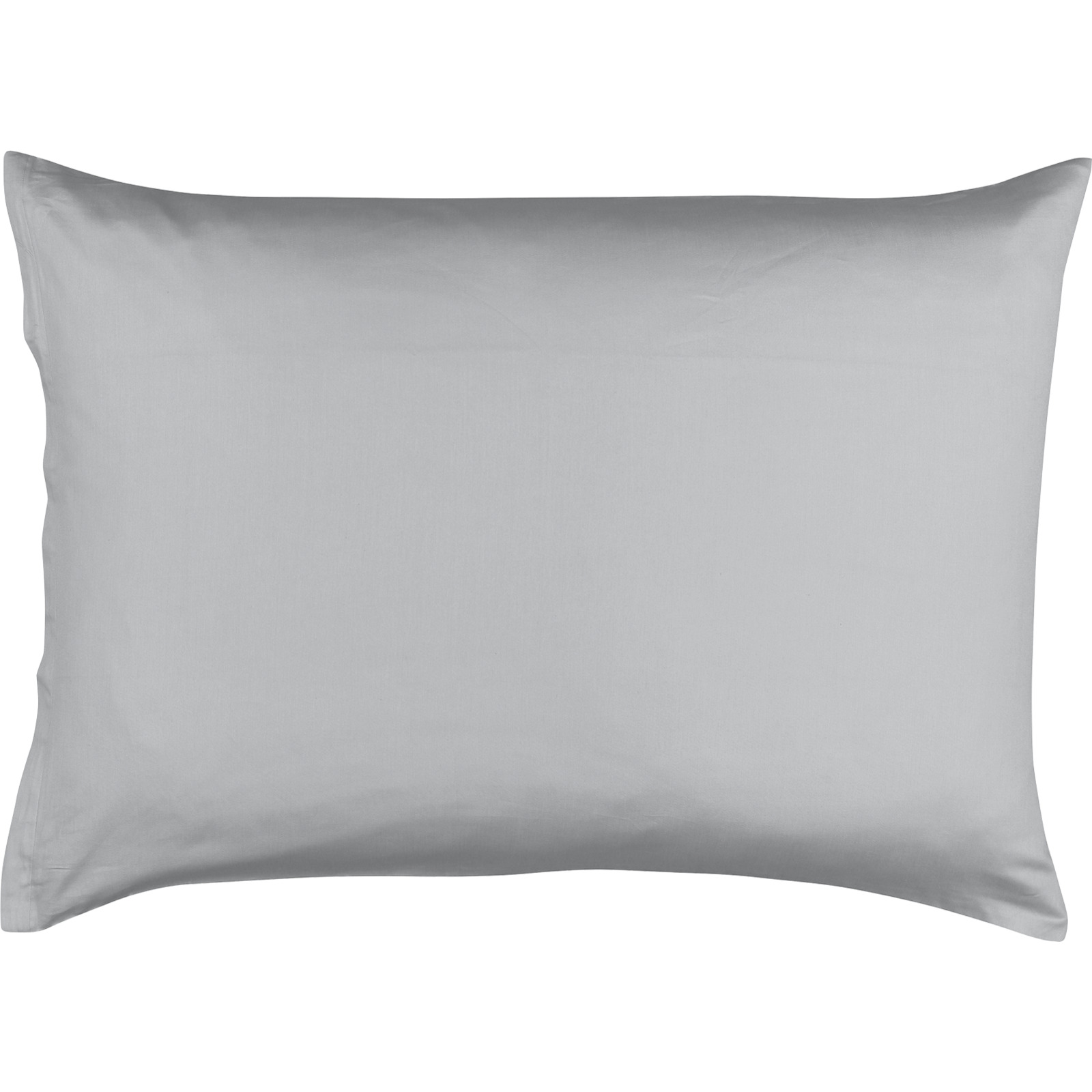 Bettwäsche Satin unifarben 160x210 Duvetbezug Nord, hellgrau