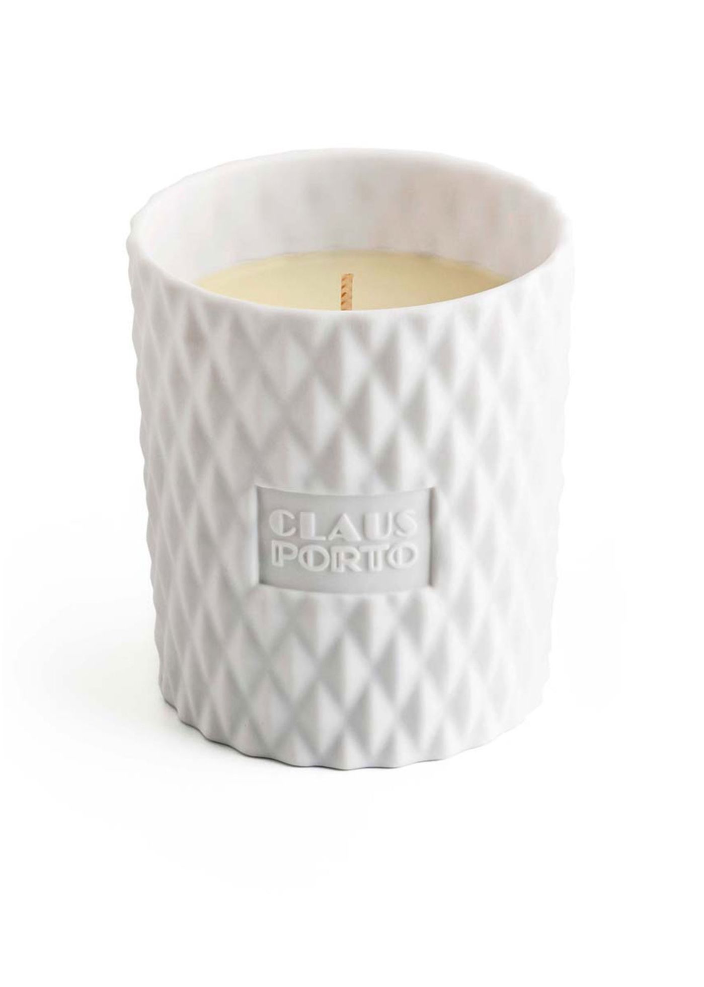 Claus Porto Chypre Cedar Poinsettia Candle