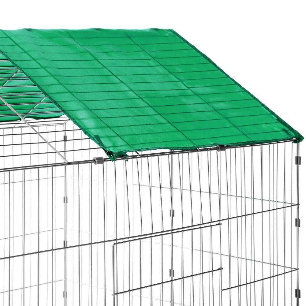 Enclos cage pour rongeurs 180 x 75 x 75 cm vert