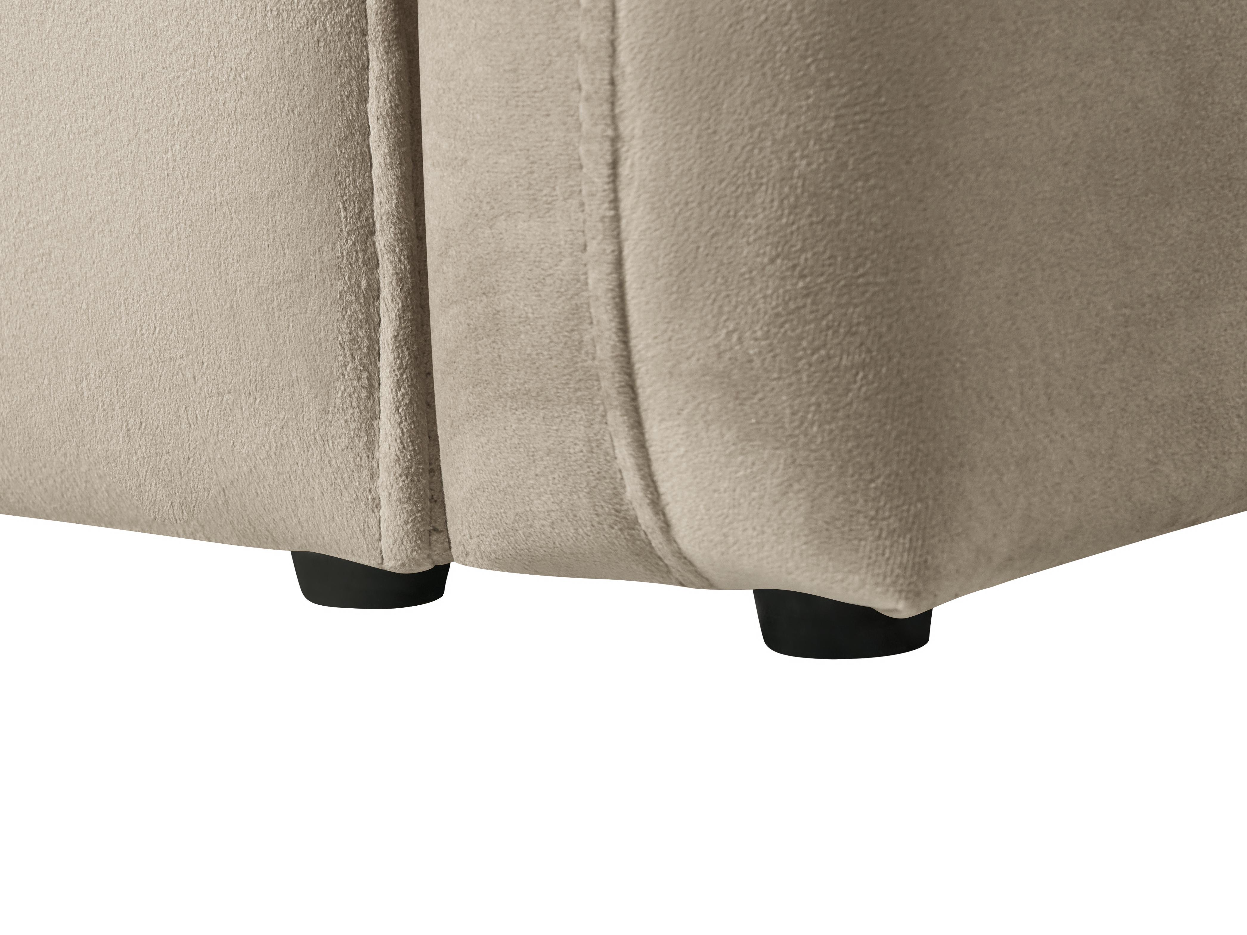 Slaapbank 3-zits EGGE Fluweel Taupe