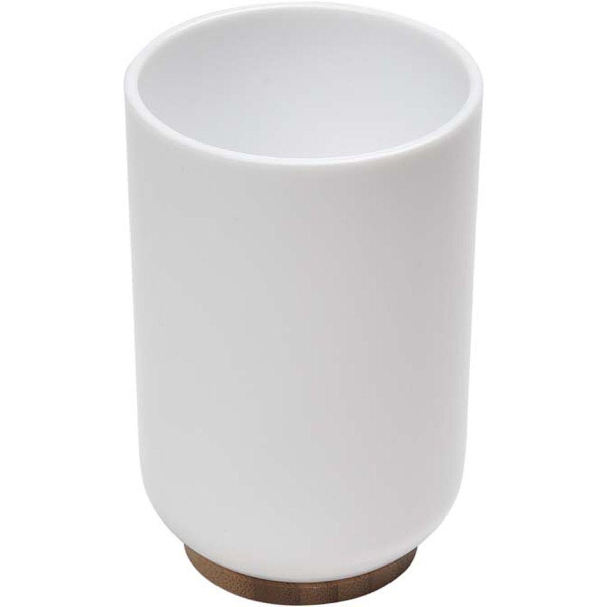 GOBELET PS BLANC  BAMBOU