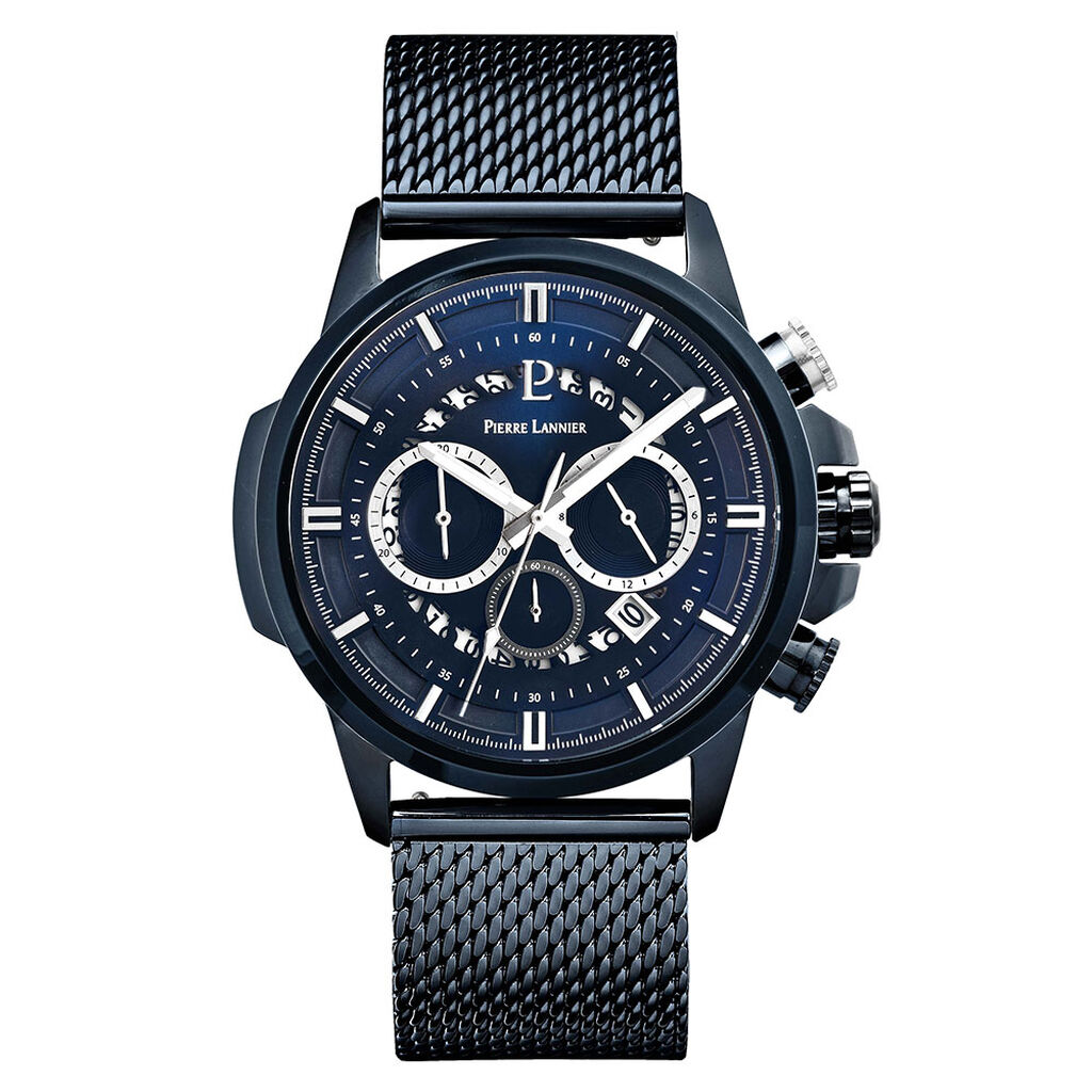 Montre Pierre Lannier Sentinelle Bleu