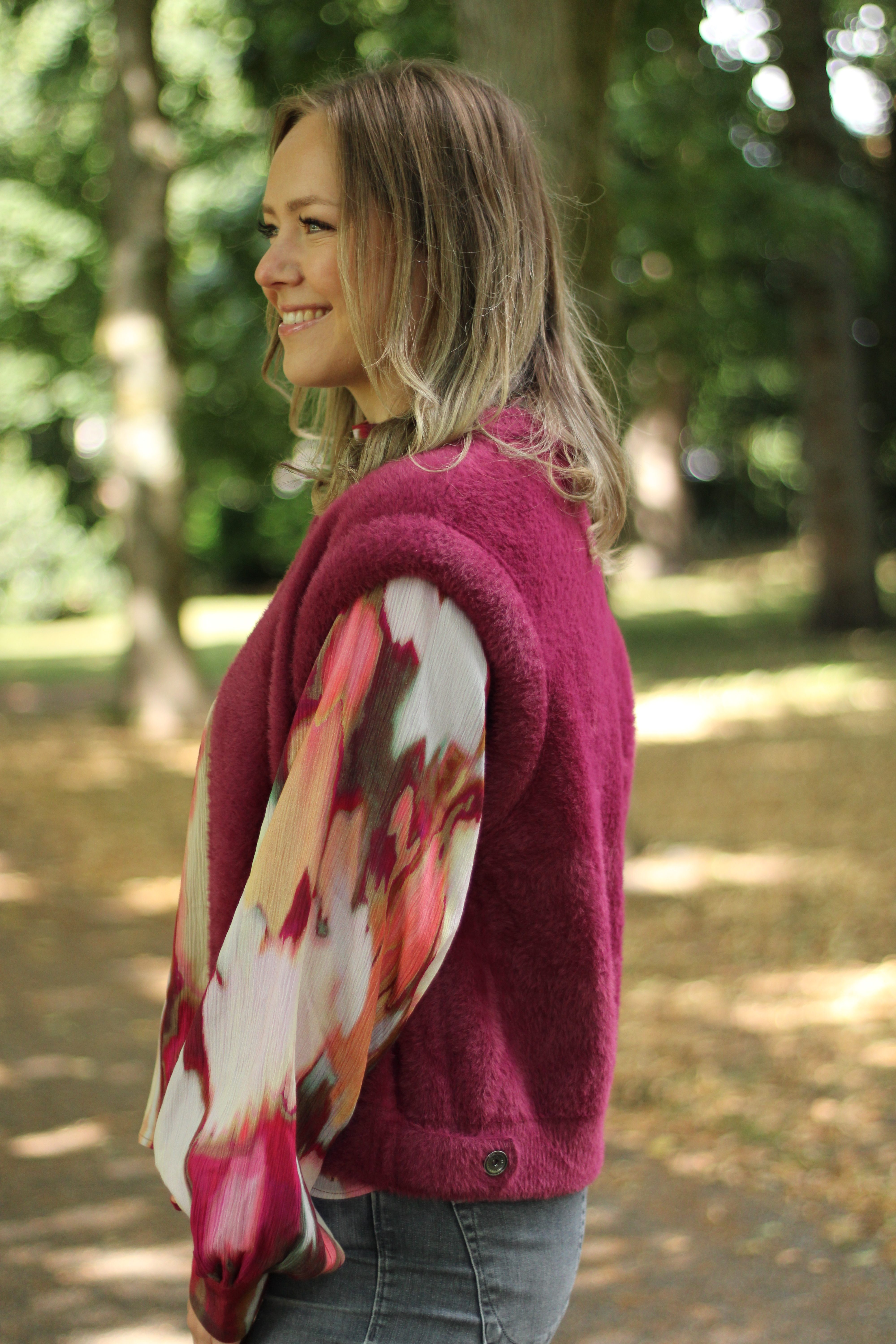 Rino & Pelle - Elona Short Waistcoat - Sugar Plum