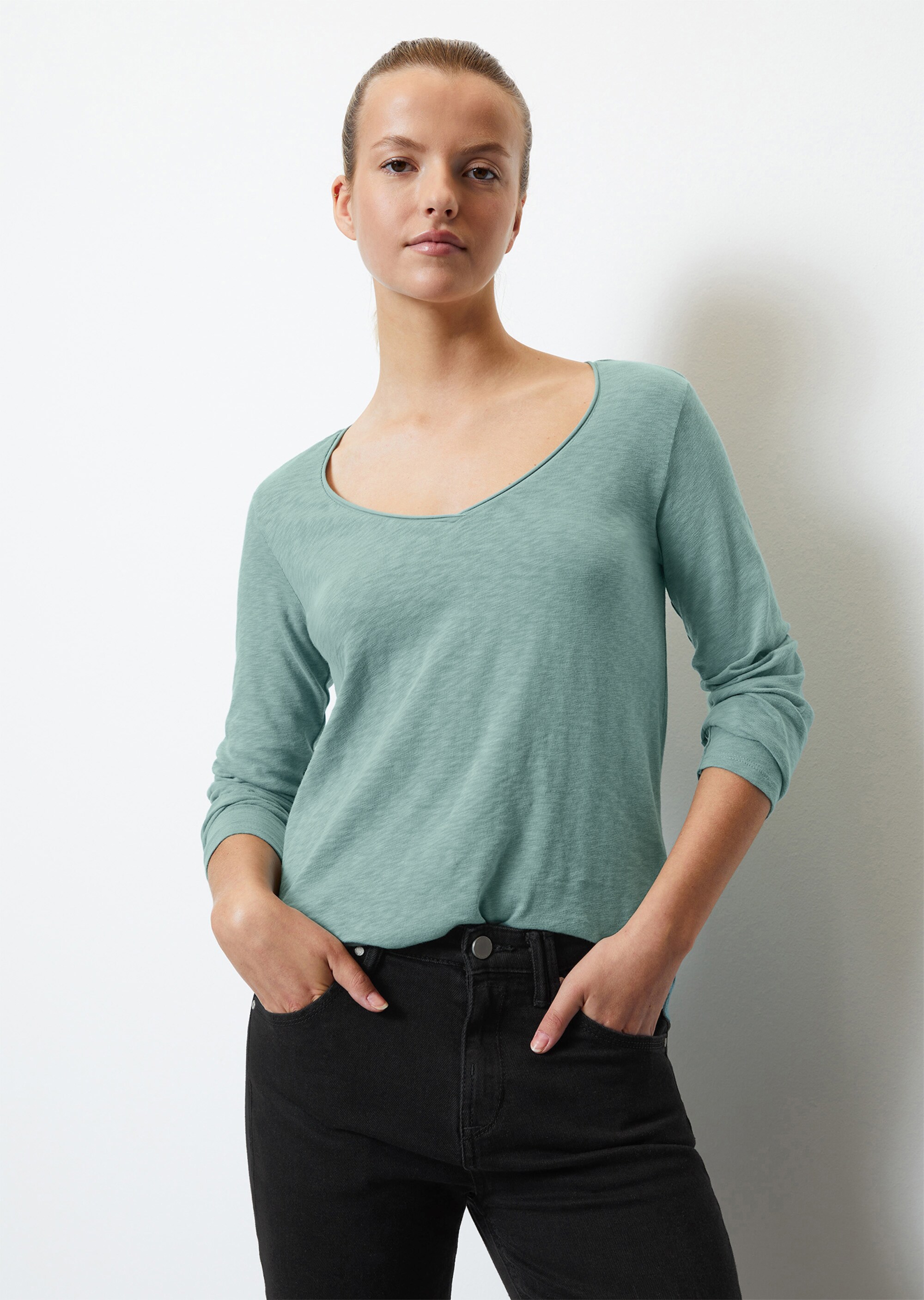 DfC Longsleeve regular aus Slub Organic Cotton