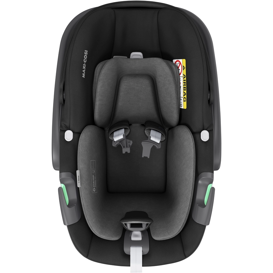 MAXI COSI Kinderwagen Set Leona 2 Essential Black & MAXI COSI Babyschale Pebble 360 Essential Black