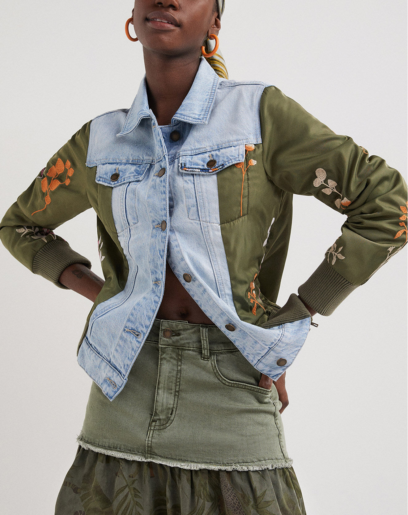 Desigual Veste en jean Josephine denim