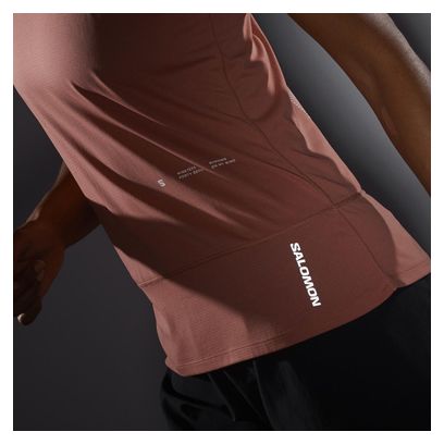 Débardeur Salomon Cross Run Rose Femme