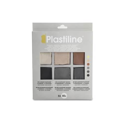 PLASTILINE® 6 x 80 g-Set