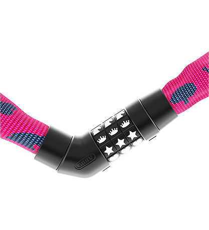 Abus Kettenschloss - 4804C Symbole - 75 cm - Pink
