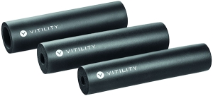 Vitility Schaumstoffgriffe schwarz, 8 Stück