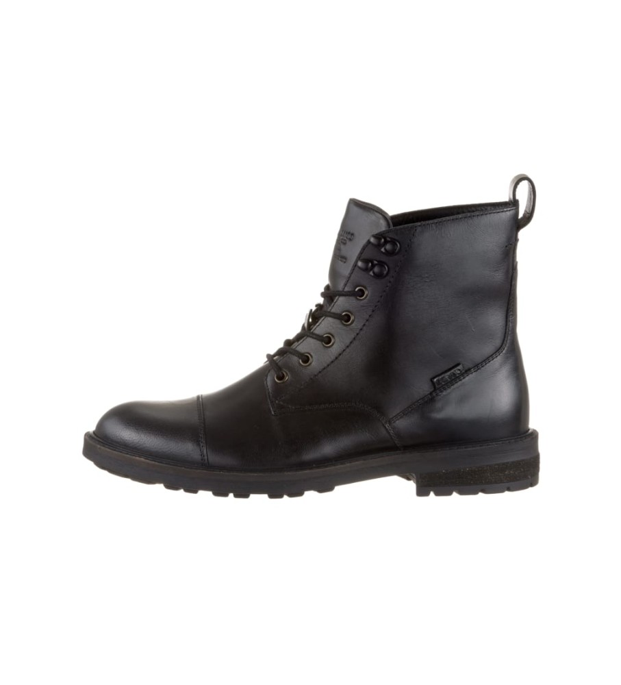 Botas Levi's Emerson 2.0 de couro preto integral
