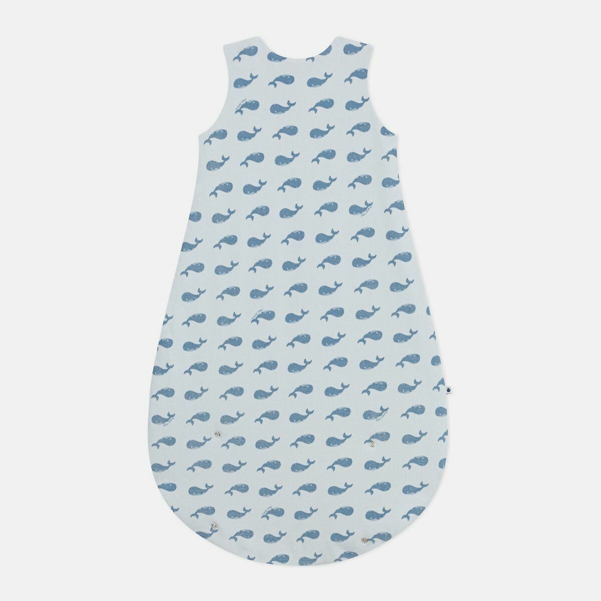 PETIT BATEAU<br>Saco de dormir com estampa de baleia