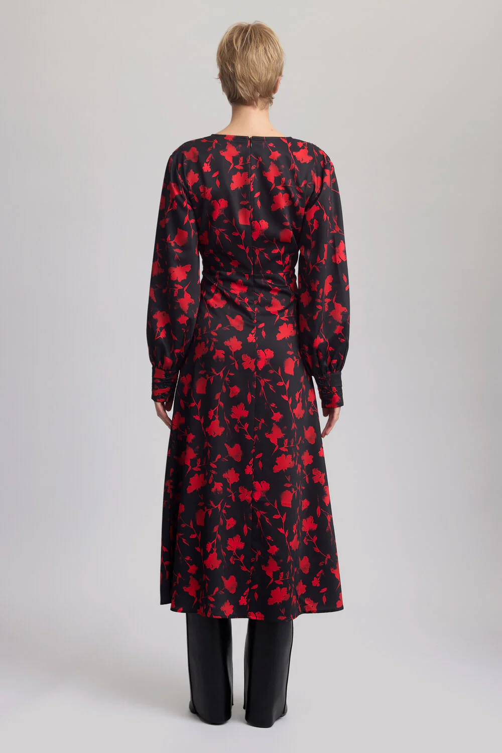 GESTUZ  Dilara P kjole - Red shadow flower