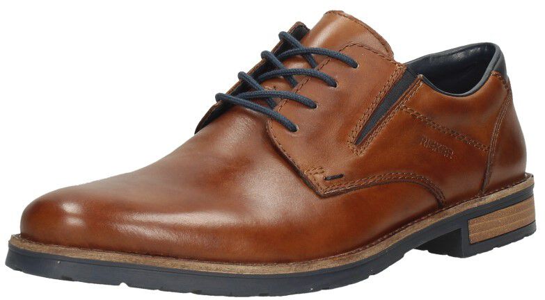 Rieker Veterschoenen Laag cognac