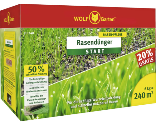 START WOLF-Garten gazonmeststof 6,25kg 250 m²