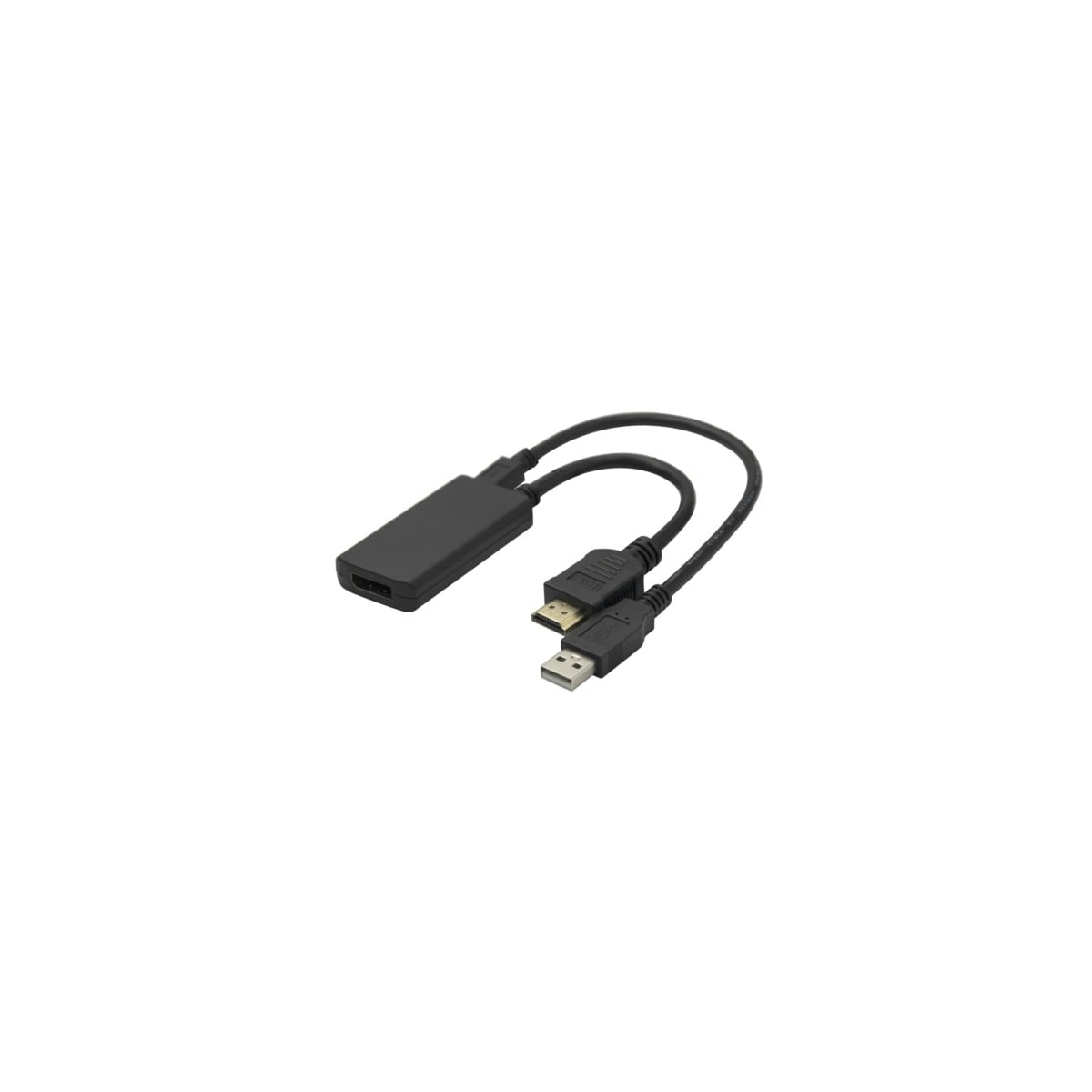 NÖRDIC HDMI 2.0 til DP 1.2 Adapter 4K60Hz 20cm