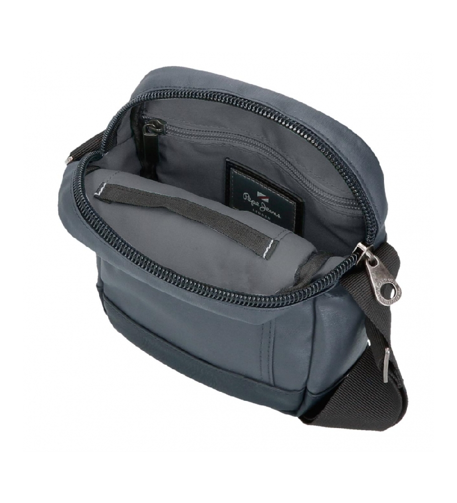 Bolsa de ombro pequena Pepe Jeans Hatfield, azul marinho