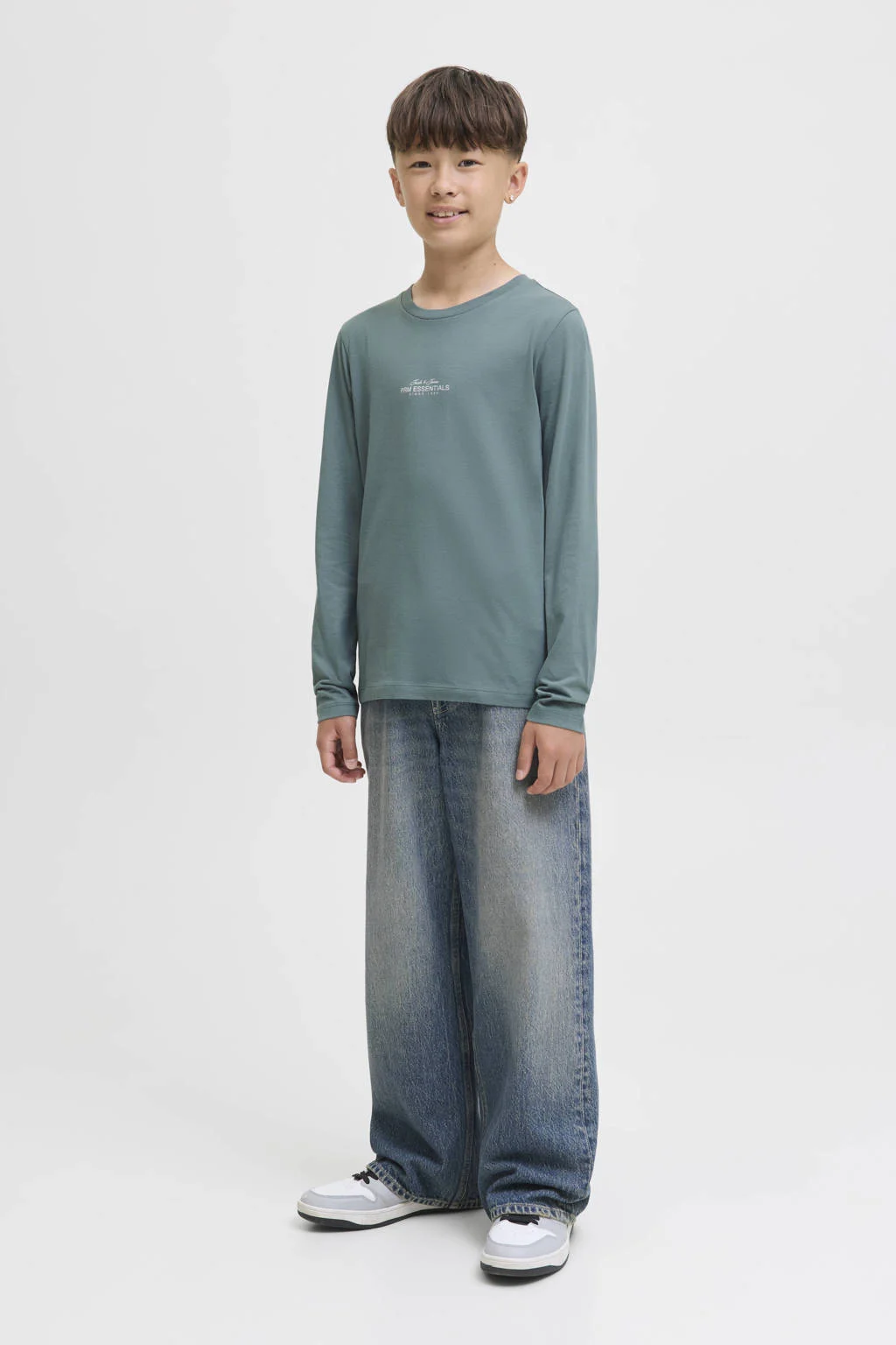JACK & JONES JUNIOR longsleeve blauw