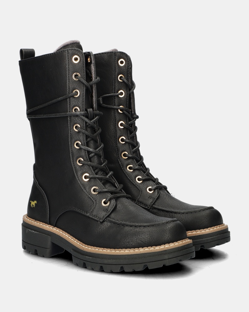 Mustang Veterboots  - zwart